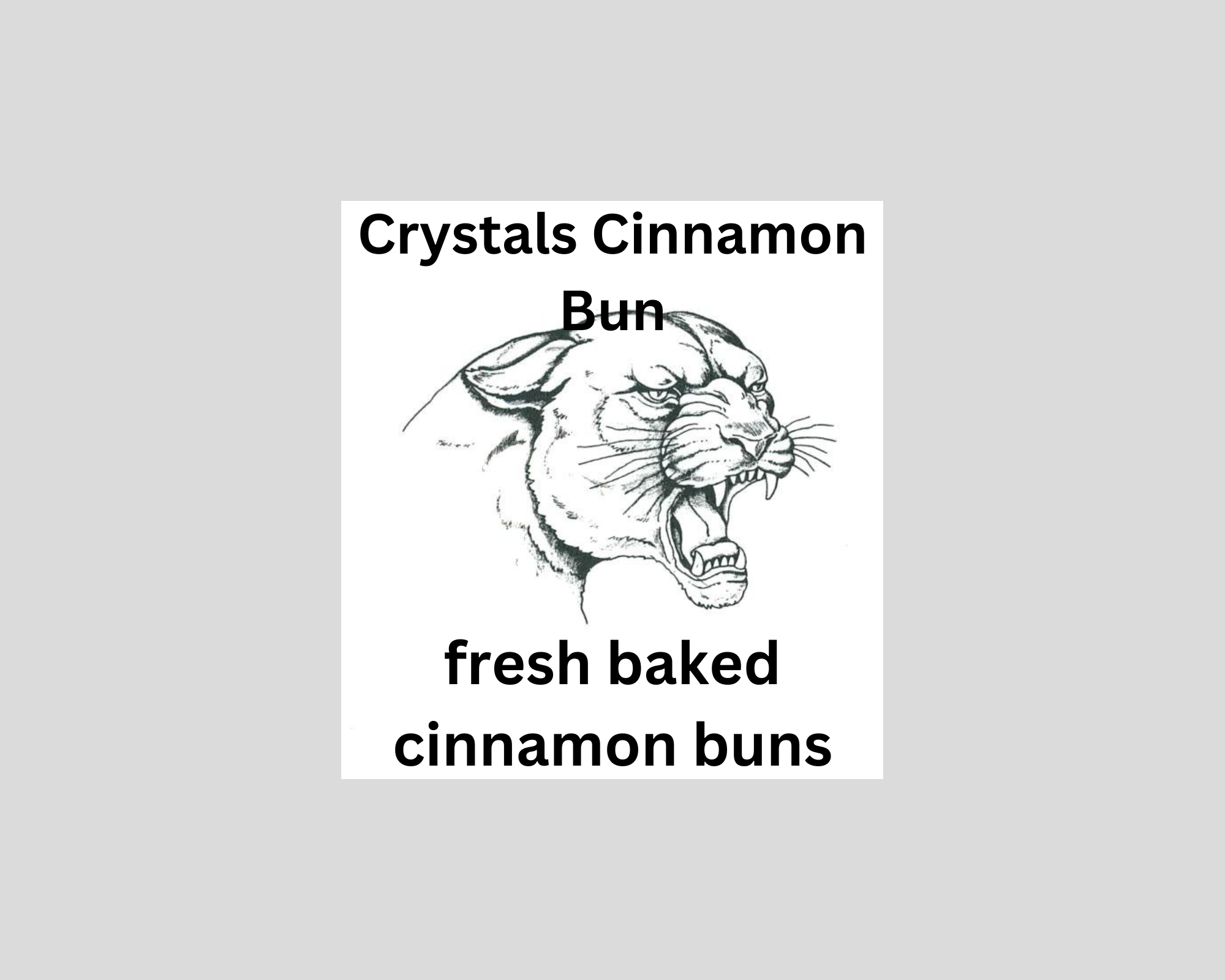 Crystals Cinnamon Bun