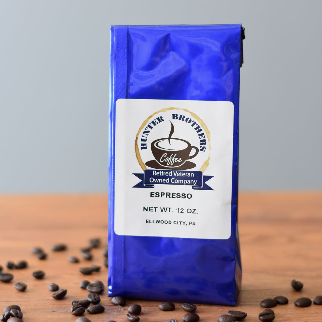 Espresso Roast Ground Hunter Brothers Coffee